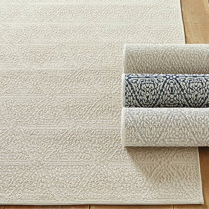 Marco Performance Rug Ivory 7&7x22 x 10&10x22 - Ballard Designs