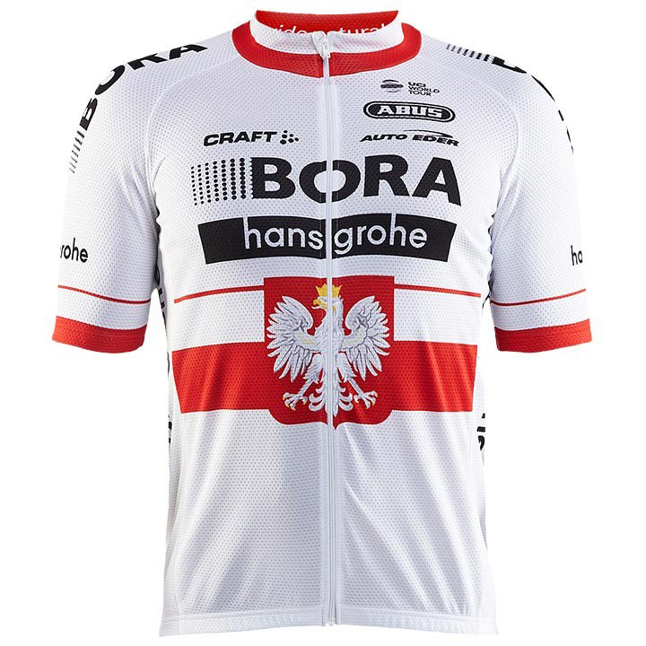 2017 Bora Hansgrohe Polish Champion Cycling Jersey And Bib Shorts Set