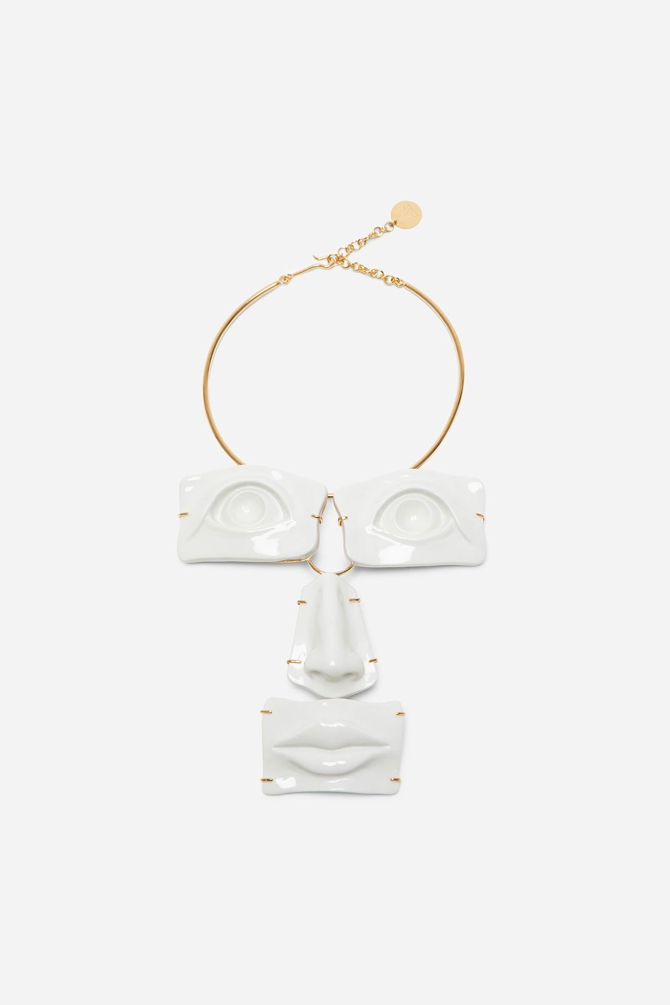 FACE STATEMENT NECKLACE