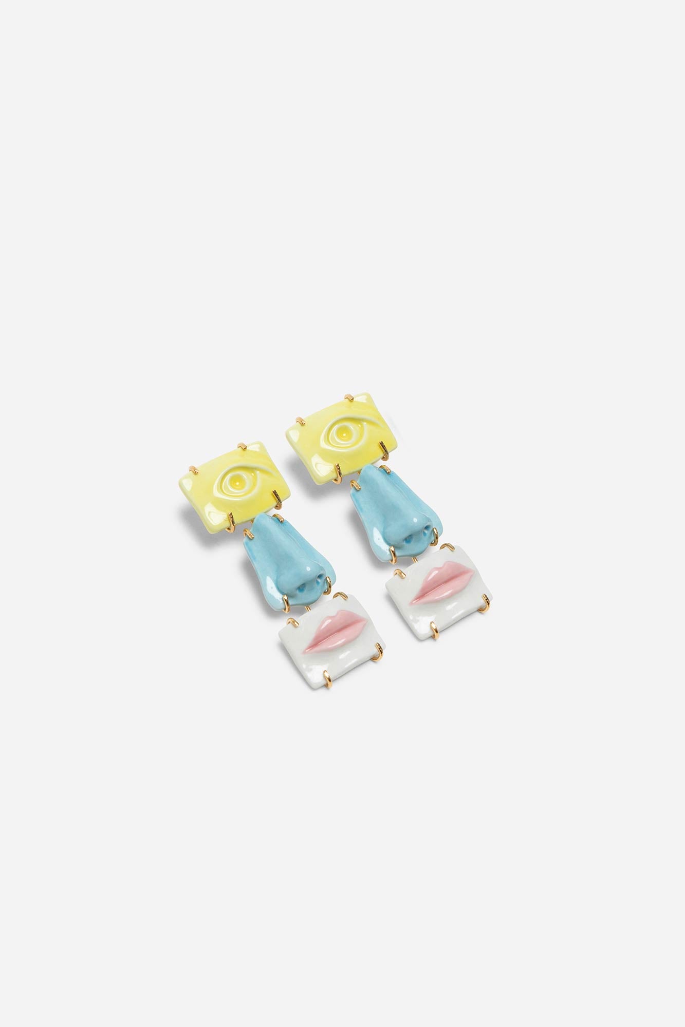 FACE EARRINGS MULTI