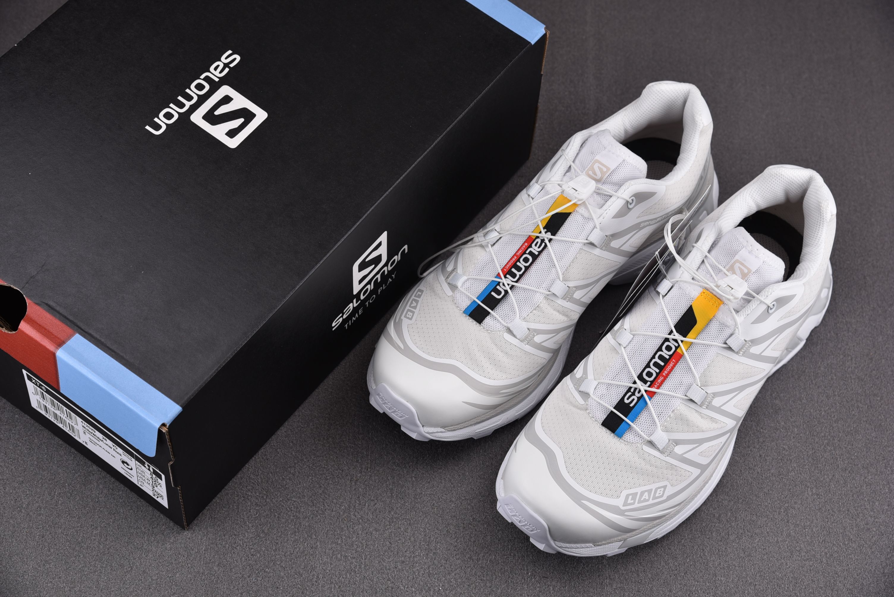 Salomon XT-6 White Lunar Rock