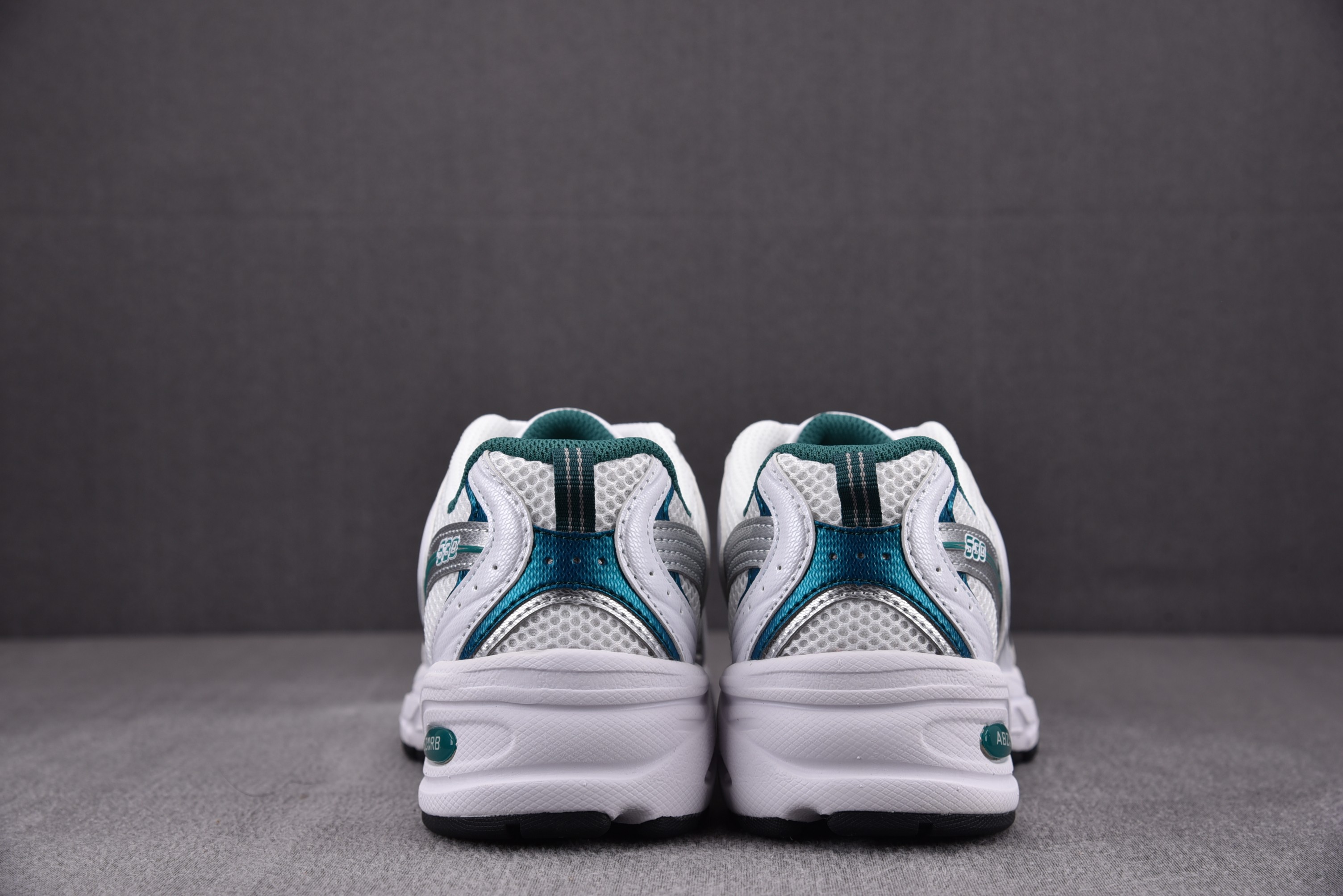 New Balance 530 White Silver Green