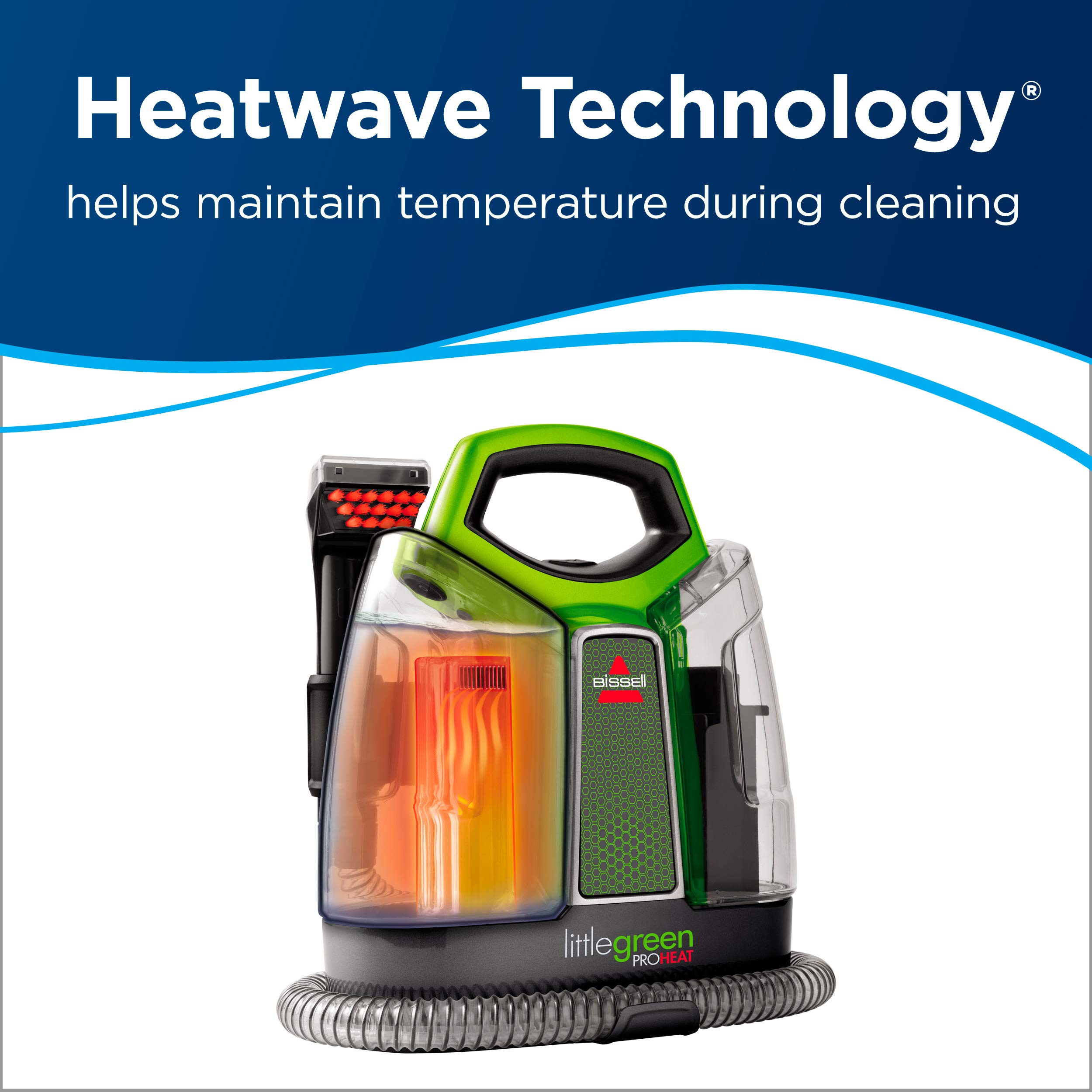 testBISSELL Little Green Proheat Portable Deep Cleaner/Spot Cleaner and Car/Auto Detailer with self-Cleaning HydroRinse Tool for Carpet and Upholstery, 2513E