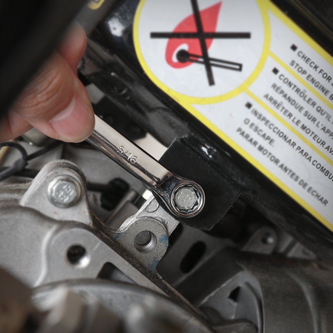 testWORKPRO 450-Piece Mechanics Tool Set, Universal Professional Tool Kit with Heavy Duty Case Box