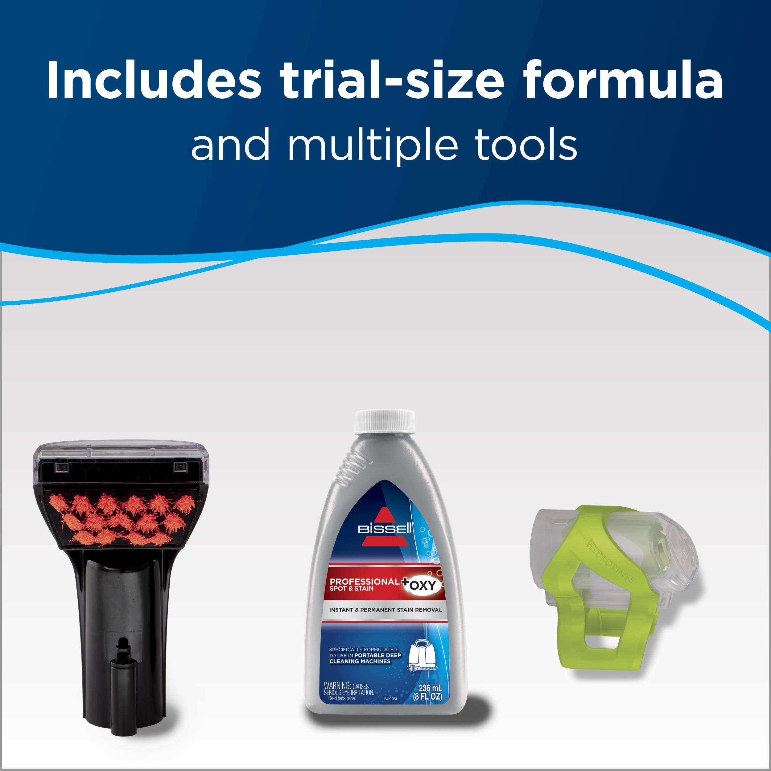 testBISSELL Little Green Proheat Portable Deep Cleaner/Spot Cleaner and Car/Auto Detailer with self-Cleaning HydroRinse Tool for Carpet and Upholstery, 2513E